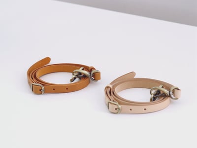 義大利植鞣皮革2段式背帶5