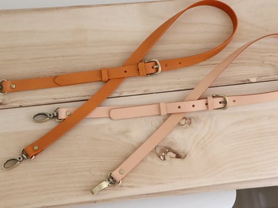 義大利植鞣皮革2段式背帶11