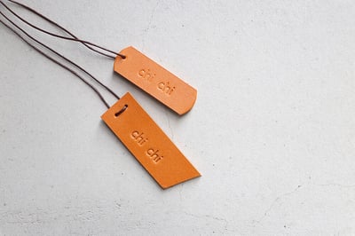 皮革小吊牌 客製姓名2