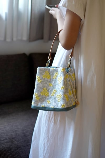 DIY材料包: 莓果刺繡 小水桶包20