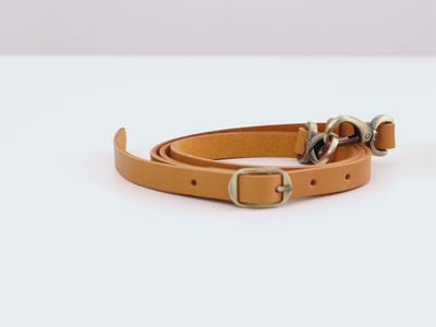 義大利植鞣皮革2段式背帶4