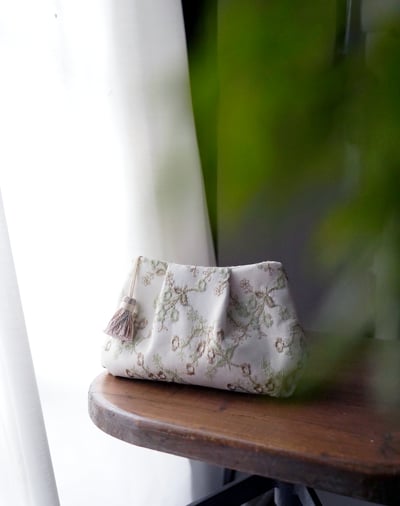 DIY材料包: 花繡/圈繡萬用包7