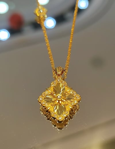 布N可雙面配帶四葉草項鏈系列10
