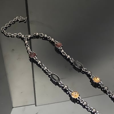 路N新品亂花彩鑽項鍊2