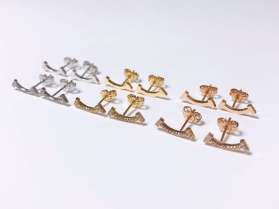 蒂N光身滿鑽微笑耳釘1