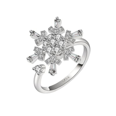 雪花旋轉戒指6