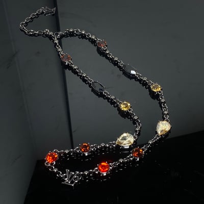 路N新品亂花彩鑽項鍊4