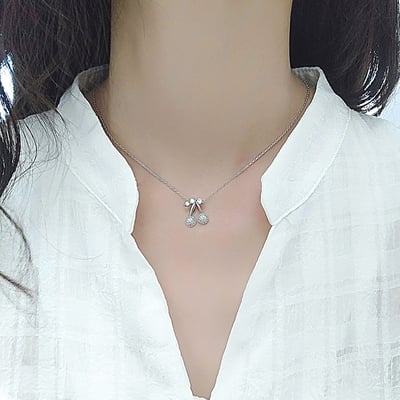 S925銀樱桃項鍊2