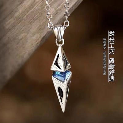 星芒項鍊高階感帥氣男生吊墜復古星空時尚3