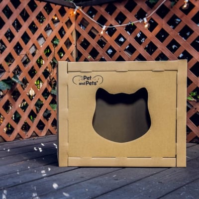 四角貓屋 55*29*47公分1