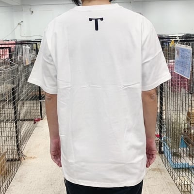 17922 一起救兔兔刺繡短T3