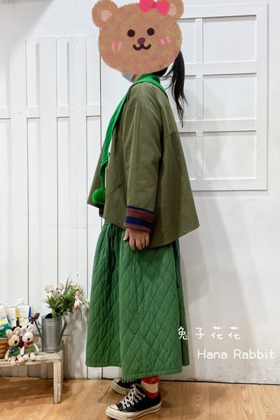 WE家簡約小布標棉麻上衣 160432