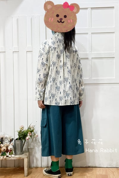 森系滿版印花開襟衫(有口袋) 133163