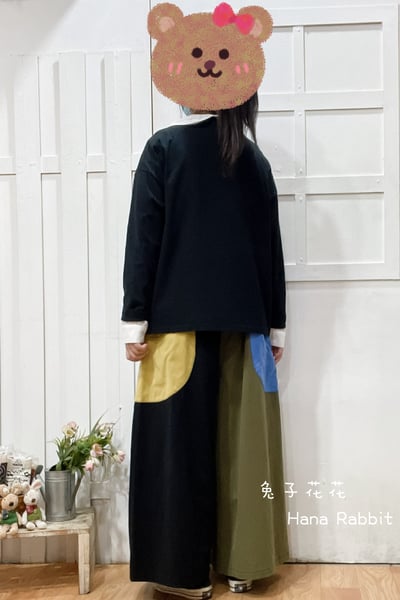 WE家刺繡花拚接蕾絲重磅棉上衣 310013