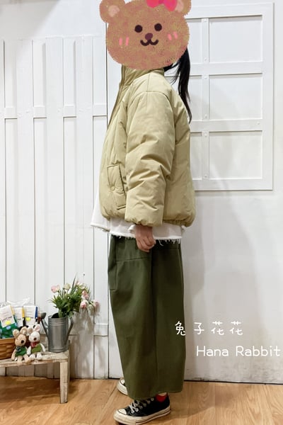 日系暖呼呼保暖鋪棉外套 212102