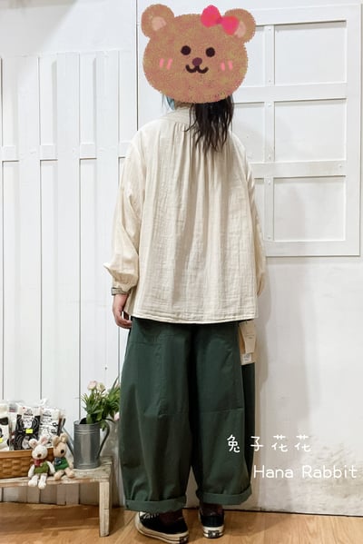 森系蕾絲花邊開襟上衣 137403