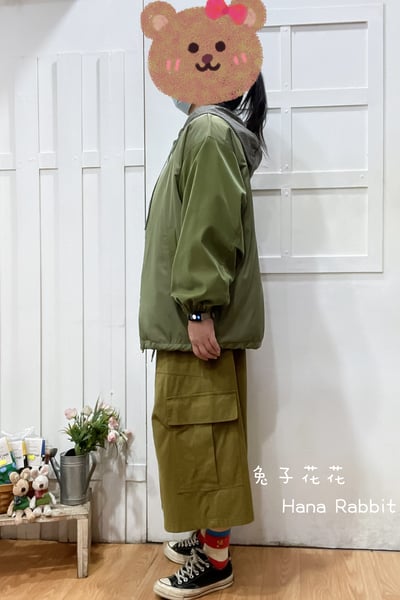 日系原單異布材質夾棉防風外套 199852
