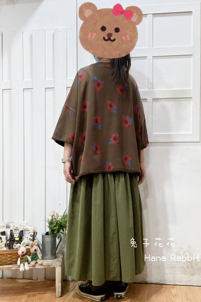 新色到❤❤WE家印花毛圈棉上衣(咖) 209103