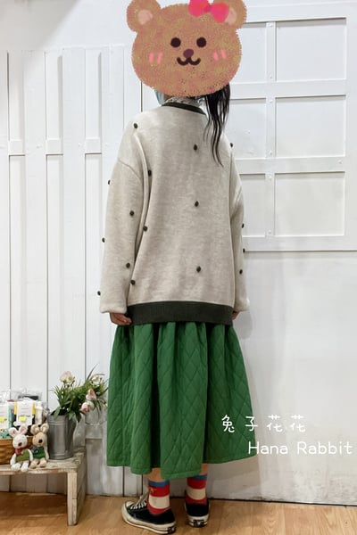 日系甜美球球針織毛衣 169603