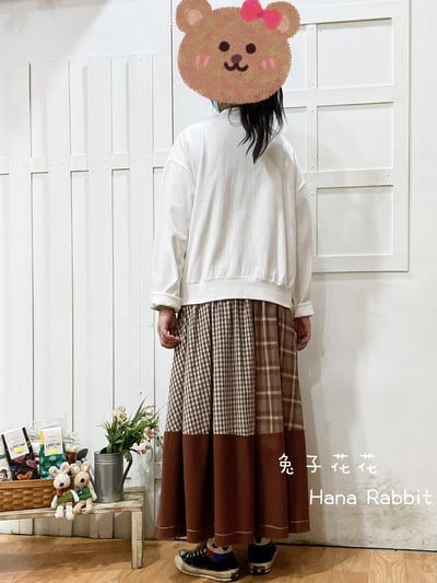 大耳狗印花重磅棉上衣(白) 309093