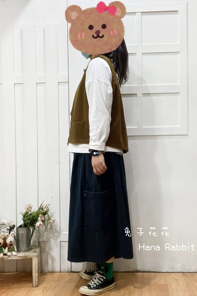 驚訝貓不敗款簡約背心(駝) 143172