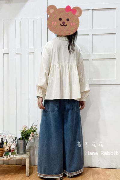 森系拚接蕾絲開襟衫 145613