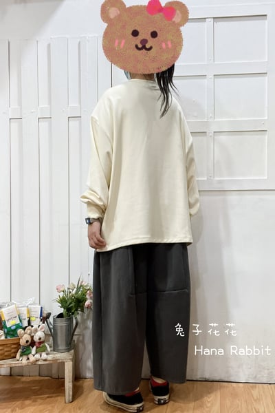 日系原單印花小熊毛圈棉上衣 175893