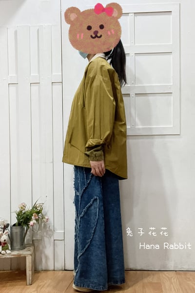 新色到❤❤WE家大口袋V領縮腰外套 143982