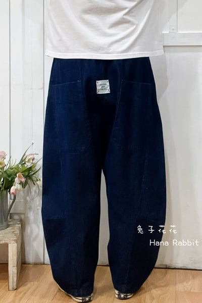 WE家彩繩丹寧灣刀褲 163853
