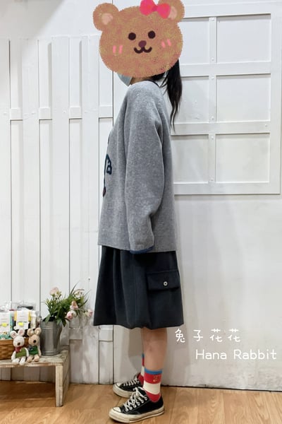 新色到❤❤日系可愛感機器人針織毛衣 176582