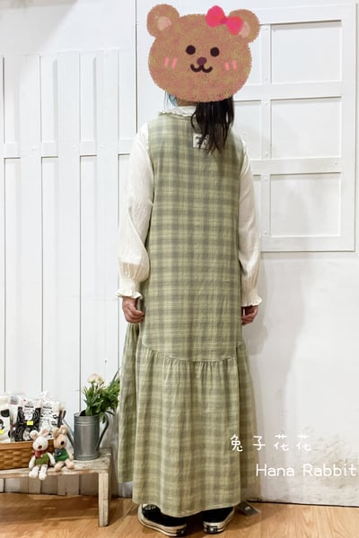 WE家格紋魚尾背心洋裝(綠) 169523