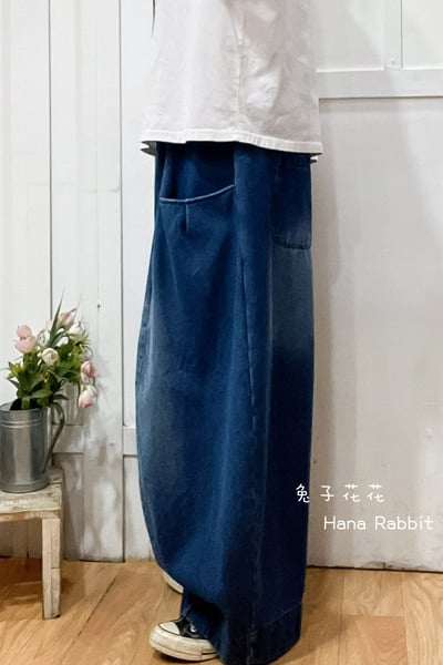 日系復古落地休閒哈倫褲(內絨毛) 311172