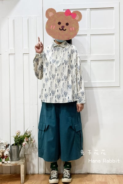 森系滿版印花開襟衫(有口袋) 133161