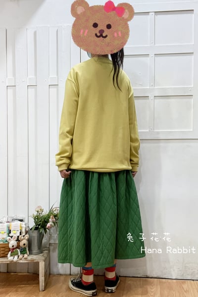 日系假2件毛圈棉大學T(黃) 169543