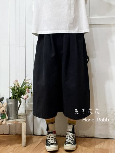 WE家工裝七分造型休閒褲(鐵灰) 173671