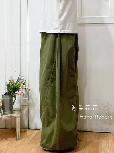 WE家純色抽繩南瓜造型褲(綠) 194522