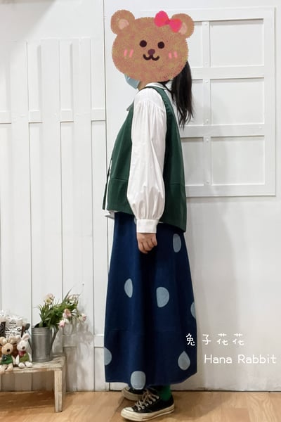 驚訝貓不敗款簡約背心(綠) 143172