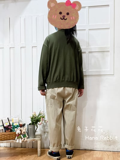 大耳狗印花重磅棉上衣(綠) 309093