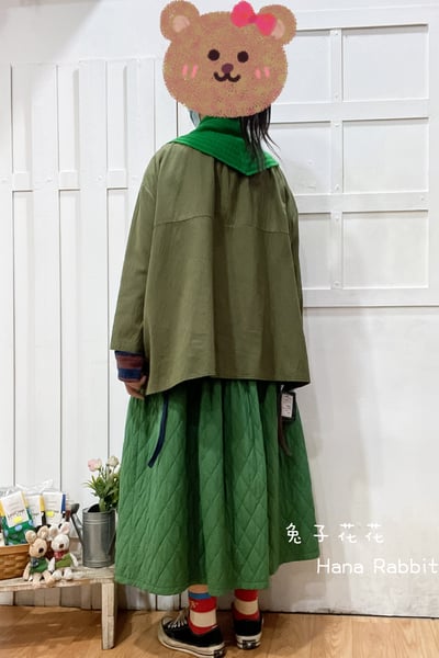 WE家簡約小布標棉麻上衣 160433