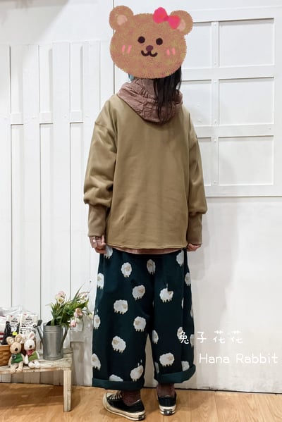 日系原單刺繡字母毛圈棉上衣 159653