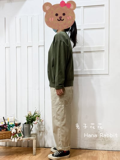 大耳狗印花重磅棉上衣(綠) 309092