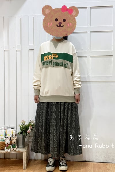 日系原單字母印花毛圈棉大學T 168941