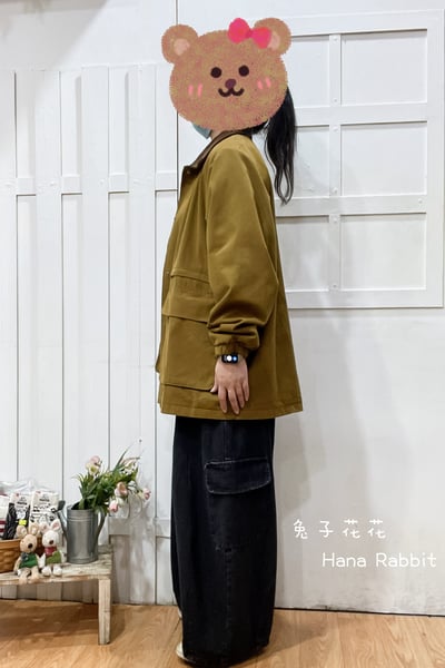 WE家撞色領復古工裝外套 170892