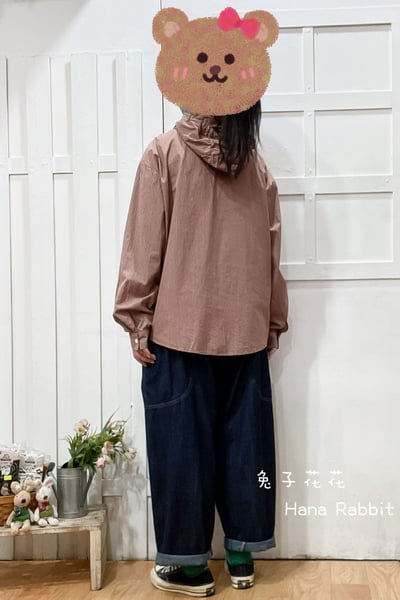 WE家格紋連帽開襟杉(紅) 135733