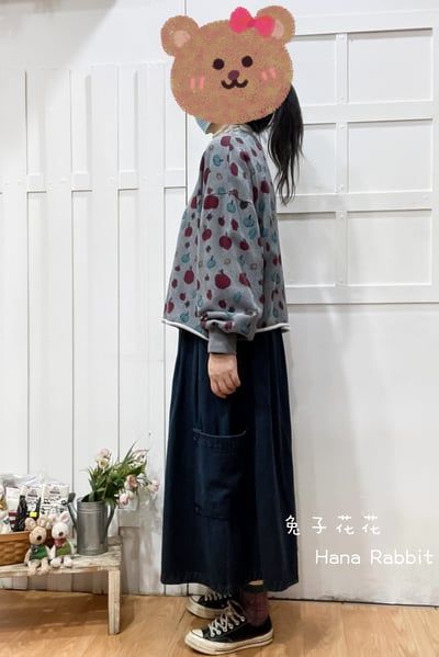 WE家小南瓜印花毛圈棉上衣(灰) 143962