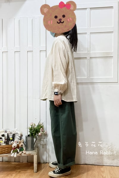 森系蕾絲花邊開襟上衣 137402