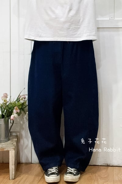 WE家彩繩丹寧灣刀褲 163851