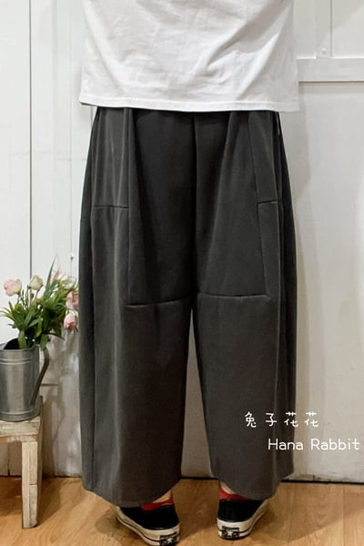 WE家立體剪裁內刷毛造型褲(灰) 175423