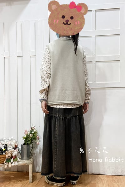 蘋果小貓咪針織背心 139343