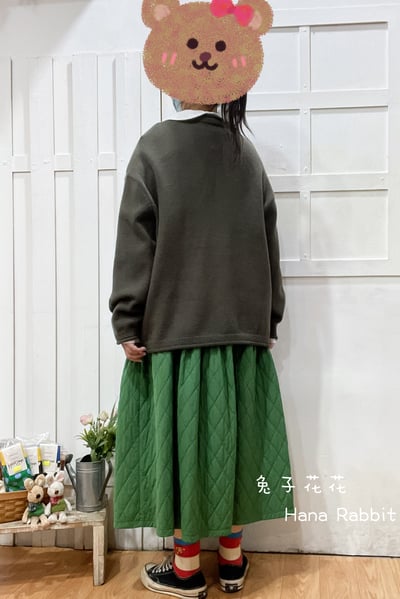 森系捲邊領小蘋果針織毛衣 144633